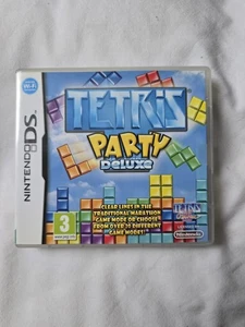 Tetris Party Deluxe (Nintendo DS, 2010) Puzzle Classic Arcade Game - PAL - Picture 1 of 5