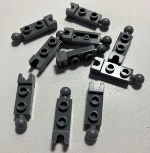 LEGO 20 neue Stück dunkelsteingrau 1x2 Platte Kugel/Tasse Reibung (14419) Anhängerkupplung - Bild 1 von 2