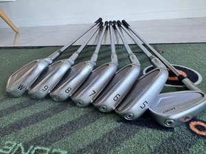 PING i230 Iron Set 7pcs 4-W MODUS3 TOUR 105 Flex R Black Left-Handed - Picture 1 of 7