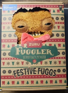 Fuggler Funny Ugly Monsters Plush Toy FESTIVE FUGGS ZURU Gingerbread / Brand NEW - Picture 1 of 4