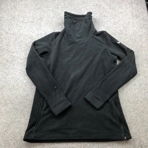 Nike Pullover Donna Medio Nero Pile Finto Collo Manica Lunga Atletico Dri Fit - Foto 1 di 9