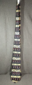 Vintage Cromley & Finch London Silk Handmade Sports Workwear Tie - Picture 1 of 3