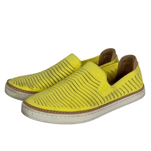 Sneaker UGG donna Sammy Breeze slip on maglia casual giallo limone taglia 7