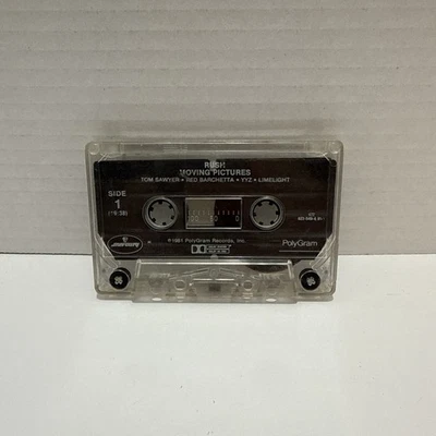 Rush – Moving Pictures - Mercury 822 549-4 M-1 Cassette Tape, Album tape only  - Image 1 of 2