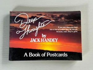 Vintage DEEP THOUGHTS by Jack Handey - A Book of Postcards 1994 Complete - Picture 1 of 16