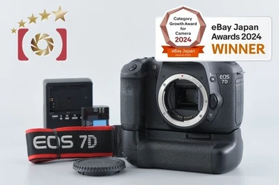 Canon EOS 7D 18.0 MP Digital SLR Camera Body + BG-E7 Battery Grip [Very Good] - Image 1 of 4