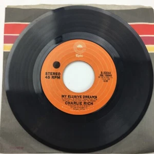 Charlie Rich My Elusive Dreams / Whatever Happened Record 45 RPM Vinyl - Picture 1 of 2