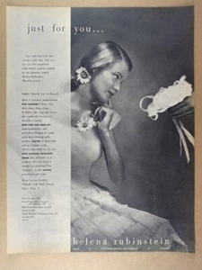 Anuncio impreso vintage de cosméticos de maquillaje Helena Rubinstein 1946 - Imagen 1 de 1