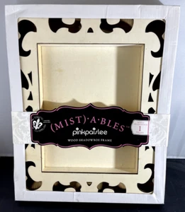 Scrapbooking/Papercrafting-Wooden Pink Paislee Mistable ShadowBox Frame - Picture 1 of 3