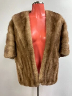 Винтажный США Myers братьев реальный норковый плащ украл плащ - Изображение 1 из 4