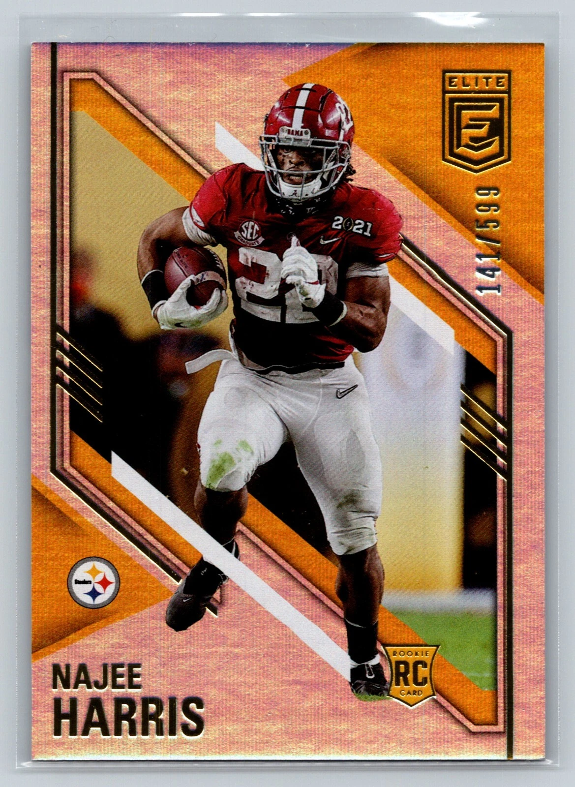 2021 Panini Donruss Elite #109 Najee Harris Rookie RC /599