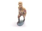 Mars WWII Composition Toy Brown Coat German Soldier With Arm Band