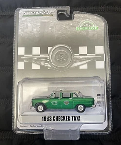Greenligth 1:64 1963 Checker TAXI ""Cabina de verificación"" máquina verde 30207 CHASE - Imagen 1 de 1