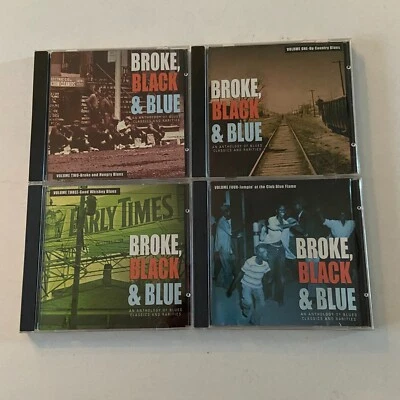 Broke Black & Blue An Anthology Of Blues Classics & Rarities 4 CD Set CDs Only - Image 1 of 4
