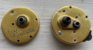 USED PENN BAITCASTING REEL PART - 940 Levelmatic - Left & Right Side Plates - Picture 1 of 5