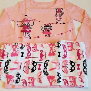 Gymboree Girl 4 4T Gymmies Pink Circus Animals Pajamas NWT Winter PJs 2015 - Picture 1 of 2
