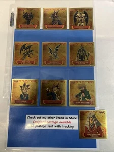 1996 YU-GI-OH Complete GOLD FOIL STICKER CARD SET 1 - 10 NM/MT Topps YAMI YUGI - Picture 1 of 4