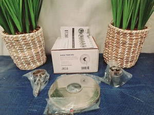 Placa redonda Jaclo A426-TRIM-PN con ajuste de palanca Contempo para válvula de ciclismo - Nueva - Imagen 1 de 5