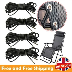 4X Replacement Elastic Cord for Zero Gravity Chairs Sun Loungers Recliners UK - Picture 1 of 9