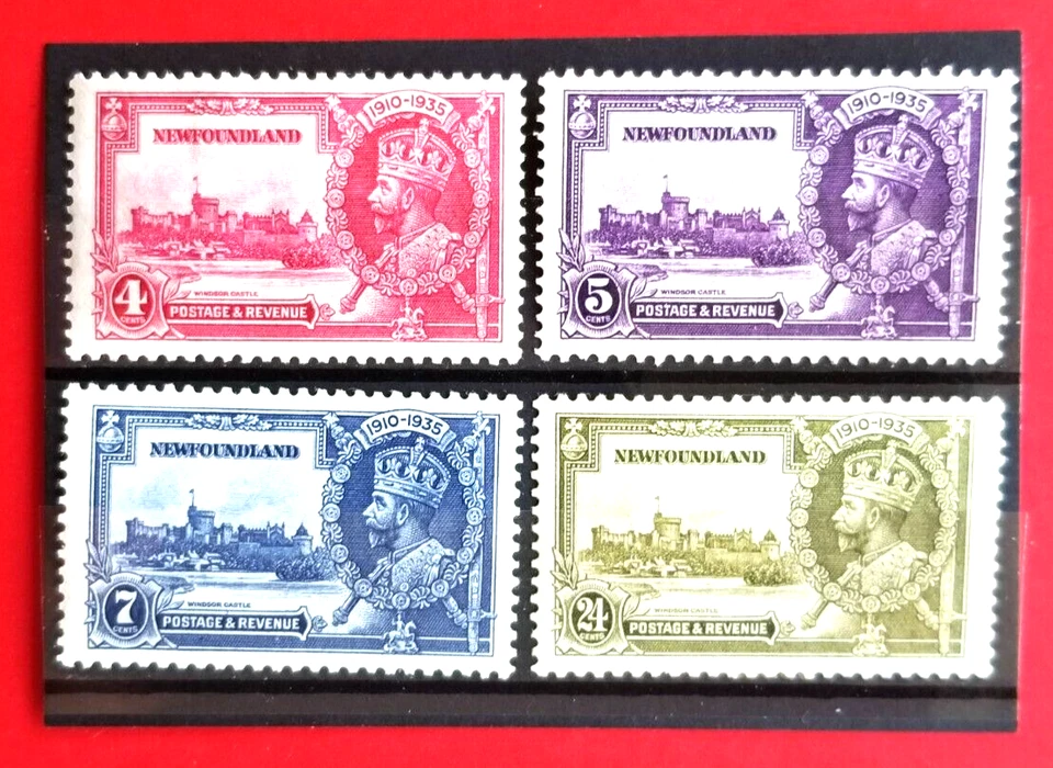 Canada Newfoundland #226-229 Silver Jubilee Issue MH - Image 1 of 1