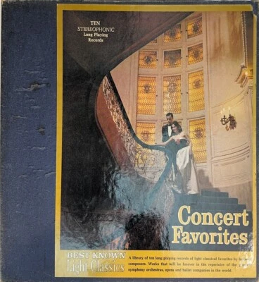 Concert Favorites 10 LP box Set of Greatest Symphony  Orchestras Opera & Ballet - Image 1 of 4