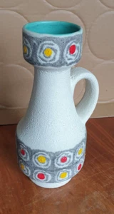 FAT LAVA Keramik Vase Krug JASBA 229/22 vintage MCM retro WGP - Bild 1 von 8