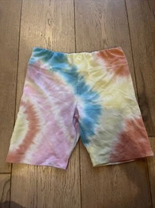 Freshman girls spectrum tie dye bike shorts Size 8-10 Medium - Picture 1 of 2