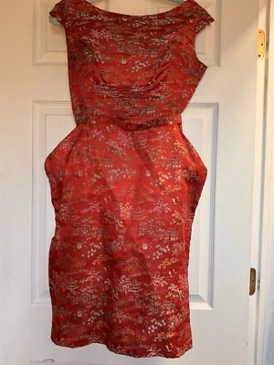 Traje de Vestido Vintage Año Nuevo Lunar Tradicional Cheongsam A Juego S/M  Foto 1 de 4