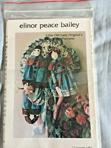 Patrón Muñeca Pierre & Pierette Original Little Old Lady Elinor Peace Bailey - Imagen 1 de 2