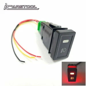 For 2006-2014 GRAND VITARA Fog Light On/Off Push Switch Button Red LED Indicator - Picture 1 of 13