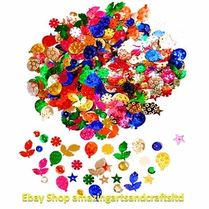 Adornos de colores de costura artesanal de lentejuelas 15 g - Imagen 1 de 2