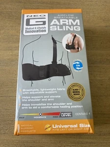 Brand New Neo G Airflow Breathable Left Or Right Arm Sling Universal Size New - Picture 1 of 7