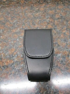 ASP Duty HANDCuff Case 56131 Black leather FOR RIGID CHAIN HINGED HANDCUFFS - Picture 1 of 6