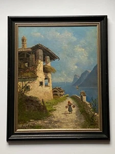 Landschaft Ölbild signiert  - Bild 1 von 10