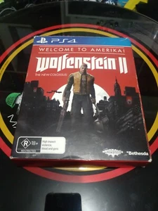 Wolfenstein 2 The New Collossus Welcome to Amerika Edition | PS4 | RARE - Picture 1 of 11