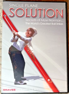 2 DVD SET - Single Plane Solution -Moe Norman, Short Game -Tim Graves Golf - Foto 1 di 3