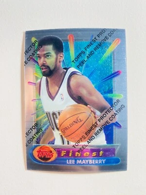 1994 TOPPS FINEST #158 LEE MAYBERRY NM-MT NBA BASKETBALL CARD - Image 1 of 2
