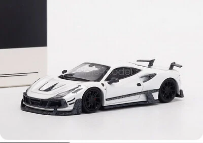 AM 1/64 Scale For Ferrari MANSORY F8XX White Diecast car Model Toy Gift NIB - Image 1 of 4