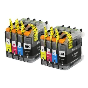 8 Ink Cartridges (Set) for use with Brother DCP-J132W, MFC-J4410DW, MFC-J650DW - Picture 1 of 4