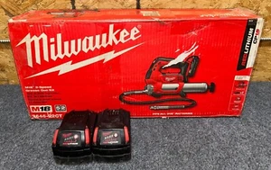 MILWAUKEE 2646-22CT M18 2-Speed Grease Gun Kit W/ Two 5.0 Batteries & Charger - Picture 1 of 4