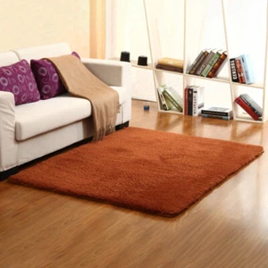 Fluffy Rugs Large Shaggy Rug Soft Mat Anti-Slip Carpet For Living Room Bedroom - Picture 1 of 42
