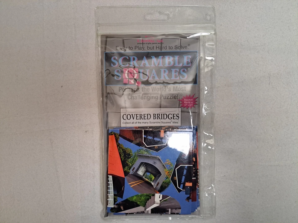 Scramble Squares (b. dazzle, inc) - Covered Bridges - Used/Complete - Image 1 of 4