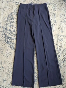 Express Wide Leg High-rise Trouser Navy Blue Size 4R Brand NWT - Picture 1 of 5