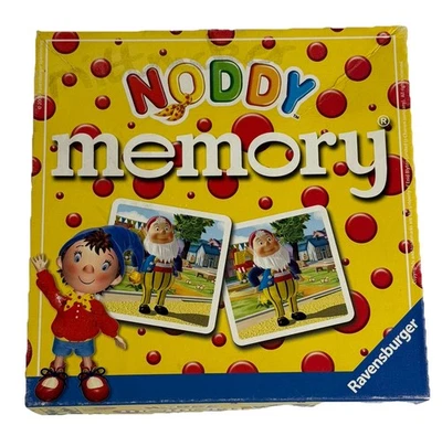 Ravensburger Noddy Memory Game  VTG 2005 Sturdy Cardboard Complete - Image 1 of 3