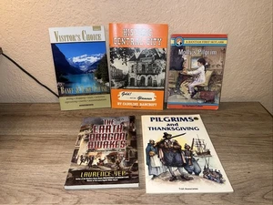 Lot of 5 Vintage Variety Of History Books 📚~Ex-Library Paperback - Foto 1 di 21