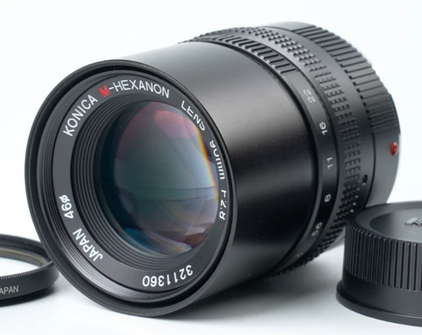 [Casi Como Nuevo] Lente Konica M-HEXANON 90 mm f/2,8 de Japón #3014A Foto 1 de 4
