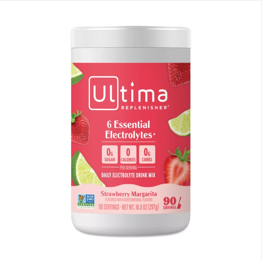 Ultima Replenisher Electrolyte Powder, Strawberry Margarita 90 servings 2-pack - Image 1 of 4