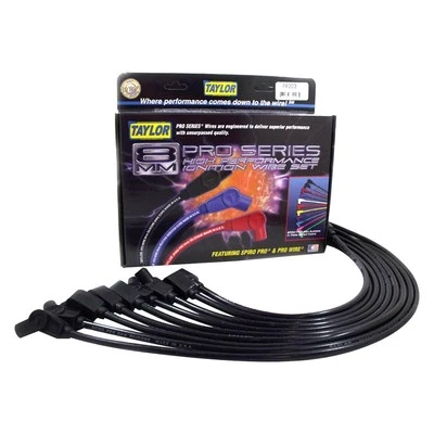 Taylor Cable 74003 Spiro-Pro 8mm Ignition Wire Set for Distributor Ignition - Image 1 of 4