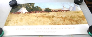 NATIONAL WESTERN STOCK SHOW ART EXHIBIT 2002 POSTER signed by Joel Ostlind - Picture 1 of 4