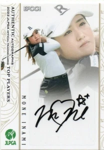Inami Moene 2022 Epoch Women's Golf JLPGA Top Players Autographed Card 47 Used - Picture 1 of 1